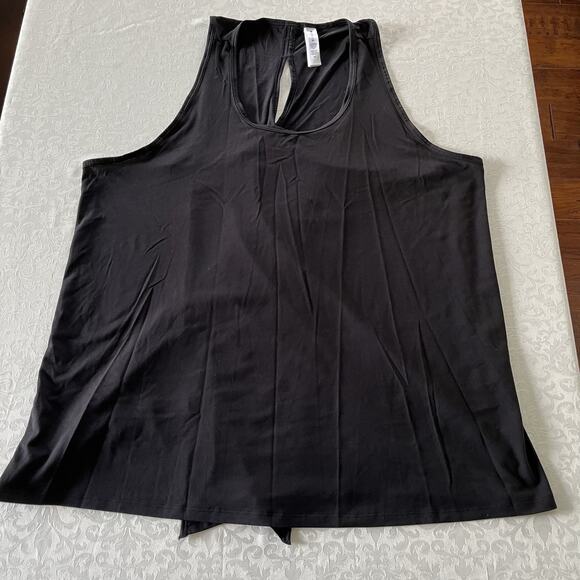 Athleta Essence Tie Back Tank Size 2X Black Womens - Picture 4 of 11